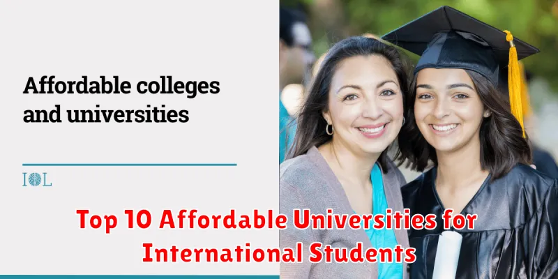 Top 10 Affordable Universities for International Students