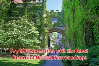 Top 10 Universities with the Most Beautiful Natural Surroundings