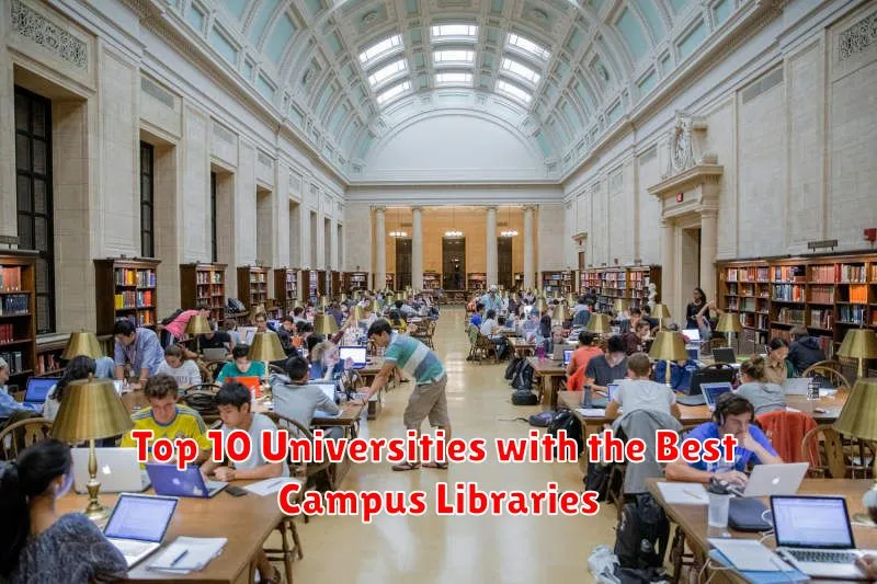 Top 10 Universities with the Best Campus Libraries
